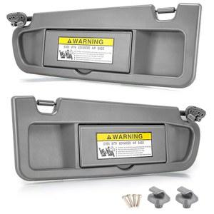 시빅 2006 2007 2008 2009 2010 2011의 운전석 선바이저 및 조수석 측면 바이저 교체 - 카 선바이저, 83230-SNA-A01ZA, 83280-SNA-A01ZA 아틀라스 그레이 모델 장착