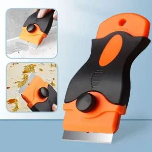 [콩심팥심]금속인덕션스크래퍼 바닥 스티커 손쉬운분리 잠금가능 껌깔 다용도