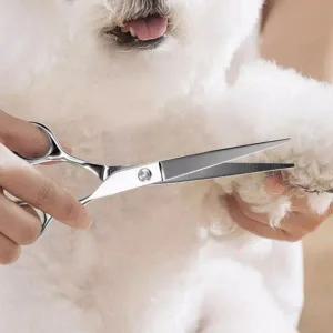 [콩심팥심]숱가위 애완동물 셀프미용 안전 커팅 가위 3종 세트