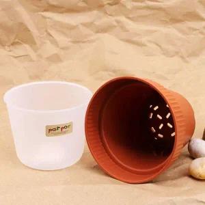 2중화분 물받이 미니 다육이 화분