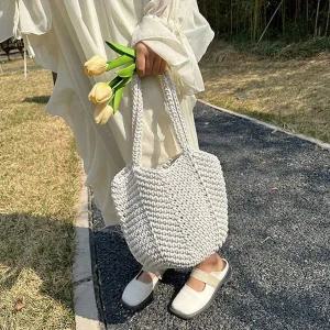 [하프클럽/]숄더백 비치 백 예쁜 출근 토트백 편한 데일리