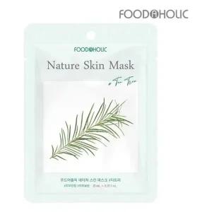 푸드어홀릭 네이쳐 스킨 마스크팩(10매) 티트리 (WFFOJX1)