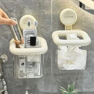 [골드스마일]욕실 용품 정리 벽걸이 선반 물빠짐 수납 거치대 화장실 수납함