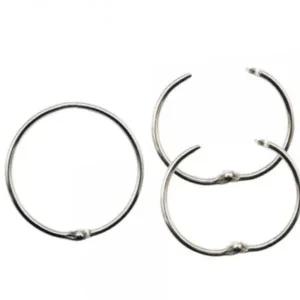 제본펀칭링 사무용카드고리 원형 실버 카드링 68mm