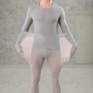 [다잇템] 남성 상하 FW 편한 U넥 롱슬리브 내의 방한 세트