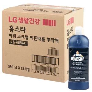 홈스타 파워스크럽 욕실용 550ml 15개