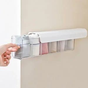 ( )공간활용 부착식 칸막이 속옷정리함 양말보관함