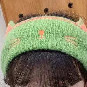 [기회공작소] 따스한 아동용 가을겨울 캣츠 넥워머 목도리 넥스카프 헤어밴드