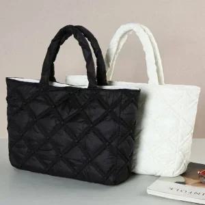 [하프클럽/]2color 쇼퍼백 패딩 가방 패션 토드 여자