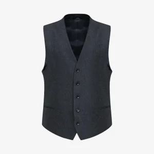 [지이크]울 캐시미어 블렌디드 5버튼 수트 베스트 그레이 PJVAX3023 H