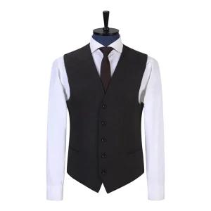 [지이크]울 캐시미어 블렌디드 5버튼 수트 베스트 브라운 PJVAX3022 H