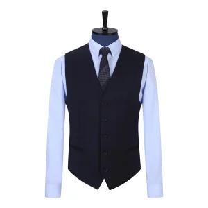 [지이크]네이비 울 블렌디드 싱글 5버튼 수트 베스트 PJVAH3063 H