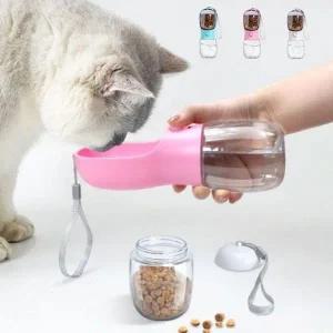 휴대용 반려동물 물병 300ml 식기 그릇