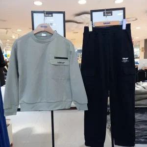 [보리보리/에스핏 주니어]NC해운대점 에스핏  포켓 맨투맨 세트TR-SJY710MKTR05