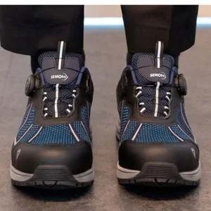 세몽 안전화 다이얼 건설화 통기성 공장신발 현장화 4in