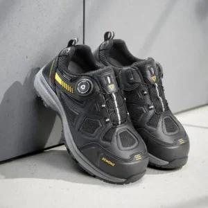 세몽 안전화 다이얼 현장화 건설화 공장신발 가죽 논슬립 안전화 4in