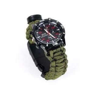시계 카키 생존키트 서바이벌 키트 생존팔찌 레져용시계