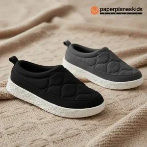 [페이퍼플레인키즈]PK8243 아동 키즈 어린이 방한 겨울 슬리퍼 패딩 슈즈 방한 실내