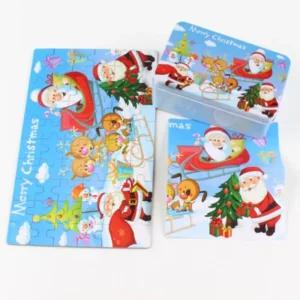 크리스마스 틴케이스 퍼즐(5개입) Z50블록 수집품 Z50