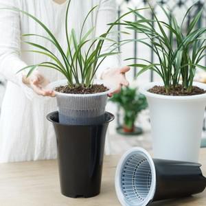 구멍이 있는 메시 냄비 난초 카틀레야 쏘서 달린 장식 Dendrobium Oncidium Repot  우수한 공기 순환