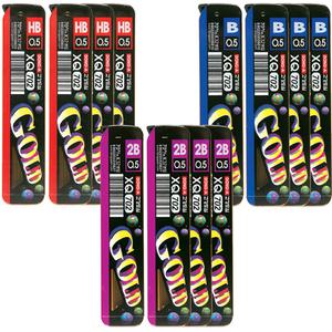 동아 XQ 702 세라믹골드 샤프심 4개 0.5 연필