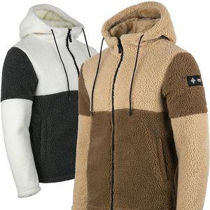 PN08629 겨울 남성 보아 플리스 남자 뽀글이 보아 후드 양털 자켓