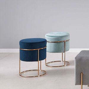 [NS홈쇼핑]아이앤 루벤 원형 벨벳 스툴의자 A형 FU[30302792]