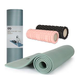 [EG] 에르고기어 NBR 10mm 요가매트 + 폼롤러 30*10cm 세트 구성 (매트 1개 + 폼롤러 1개)