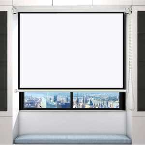 프로젝터 블라인드 커튼 수동 스크린빔 롤 스크린 영화