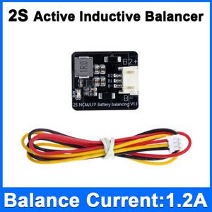 이온 LifePO4 배터리용 액티브 밸런서 보드 BMS 에너지 전송 블랙 이퀄라이저 모듈 2A 전류 2S