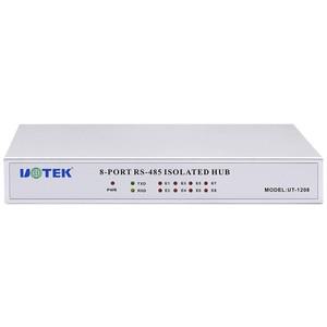 RS232 RS-485 - 8 포트 허브 광전자 절연 비동기 반이중 산업용 등급 UT-1208 포함