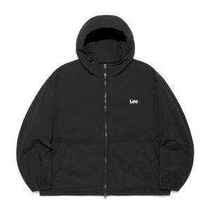 LEE 나일론 후드 윈드브레이커 블랙 LE2501JK02BK 409824