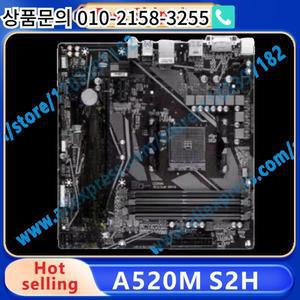 USB 3.2 VGA DVI-D 마더보드 A520M S2H 2xDDR4 DIMM PCI-E3.0 SATA3