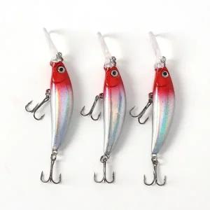 배스 쏘가리 꺽지 낚시 싱킹 미노우 루어 3p세트 S50