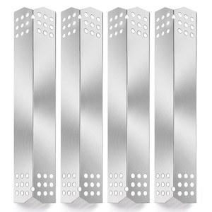 EaJ 크리딧피드 그릴 히트 텐트 플레이트 화염 테이머 Grillmaster 720 0697 0737 넥스그릴 0830H 0783E 0830D 0830H용 스테인리스 스틸 버너 커버 교체 부품