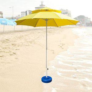 카페 파라솔 야외 비치 캠핑 받침대 포함 팔각 2단 (W66D7CC)