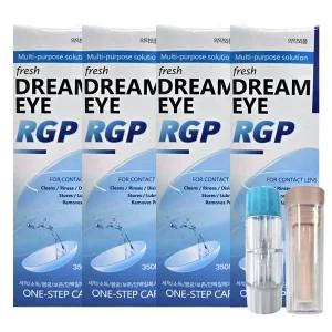 드림아이 하드렌즈용액 350ml X 4개 (뽁뽁이+하드렌즈케이스) 