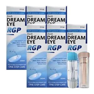 드림아이 하드렌즈용액 350ml X 6개 (뽁뽁이+하드렌즈케이스) 