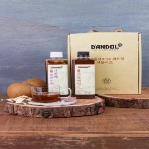 이반촌농원 단돌 프리미엄 2종 선물세트 (산돌배청+산돌배도라지청)