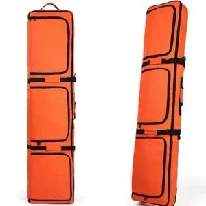 스키휠백 스노우보드 원정 수납 바퀴가방 오렌지 가방