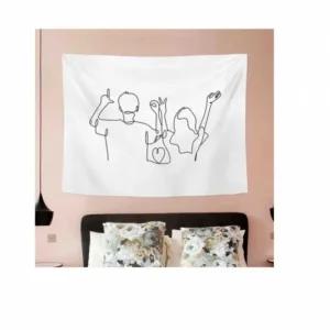 커튼 패브릭 바란스 가리개 가림막 가림천 커플 (3QD2E)