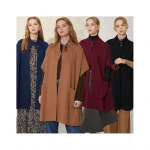 리베레츠 케이프 니트 숄코트