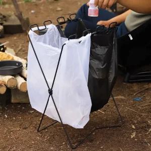 쓰레기 받침대 수납 간편 행어 야외 캠핑 차박 행거 봉투 거치대 여름 쓰레기봉투 캠핑걸이