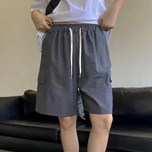 [신상오픈런]|KMP9085|여성 키치 스타일 면100 허리 조절 밴딩 반바지