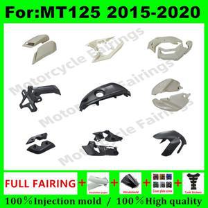 야마하 MT125 2015 페어링 키트 풀세트 오토바이 무도색 차체 신형 ABS 플라스틱
