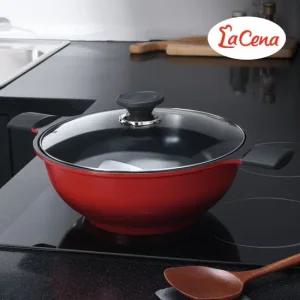 프라이팬 라체나 메이플트리 IH냄비 32cm 점보웍 주방용품