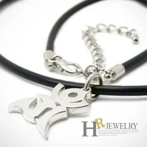 [호림쥬얼리]실버92.5Silver남여공용히트세련(HR)실버 옴자 가죽 목걸이