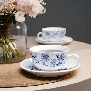 쯔비벨무스터 홍차잔 2인조 선물세트