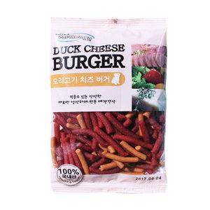 펫더맨 오리고기치즈버거100g/모이스트버거