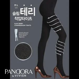 [판도라by비비안]슬림 테리 착압타이츠1매(TS3022)압박타이즈
